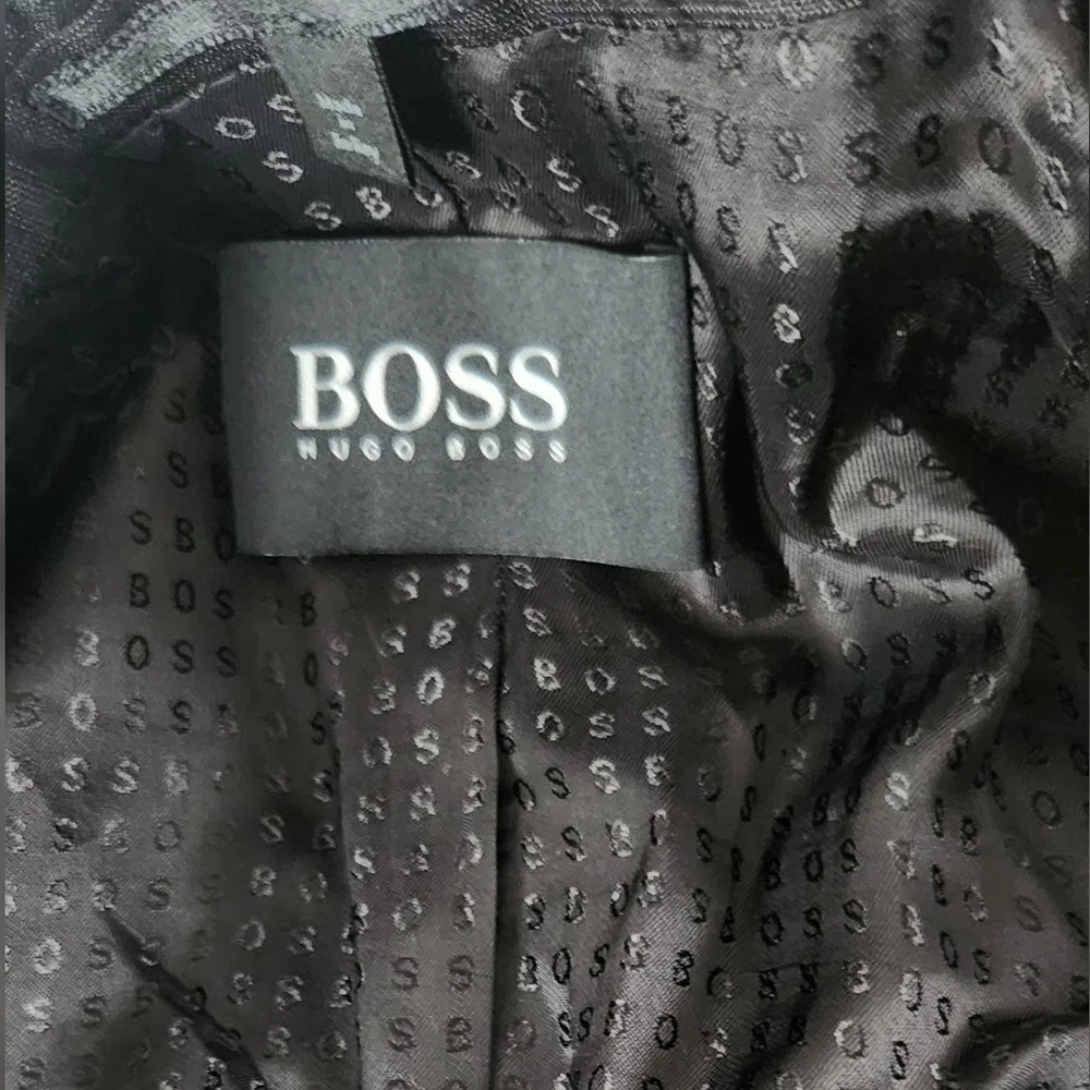 BOSS Hugo Boss Marzotto‎ Italian Fabric Wool Silk Slim Fit Blazer